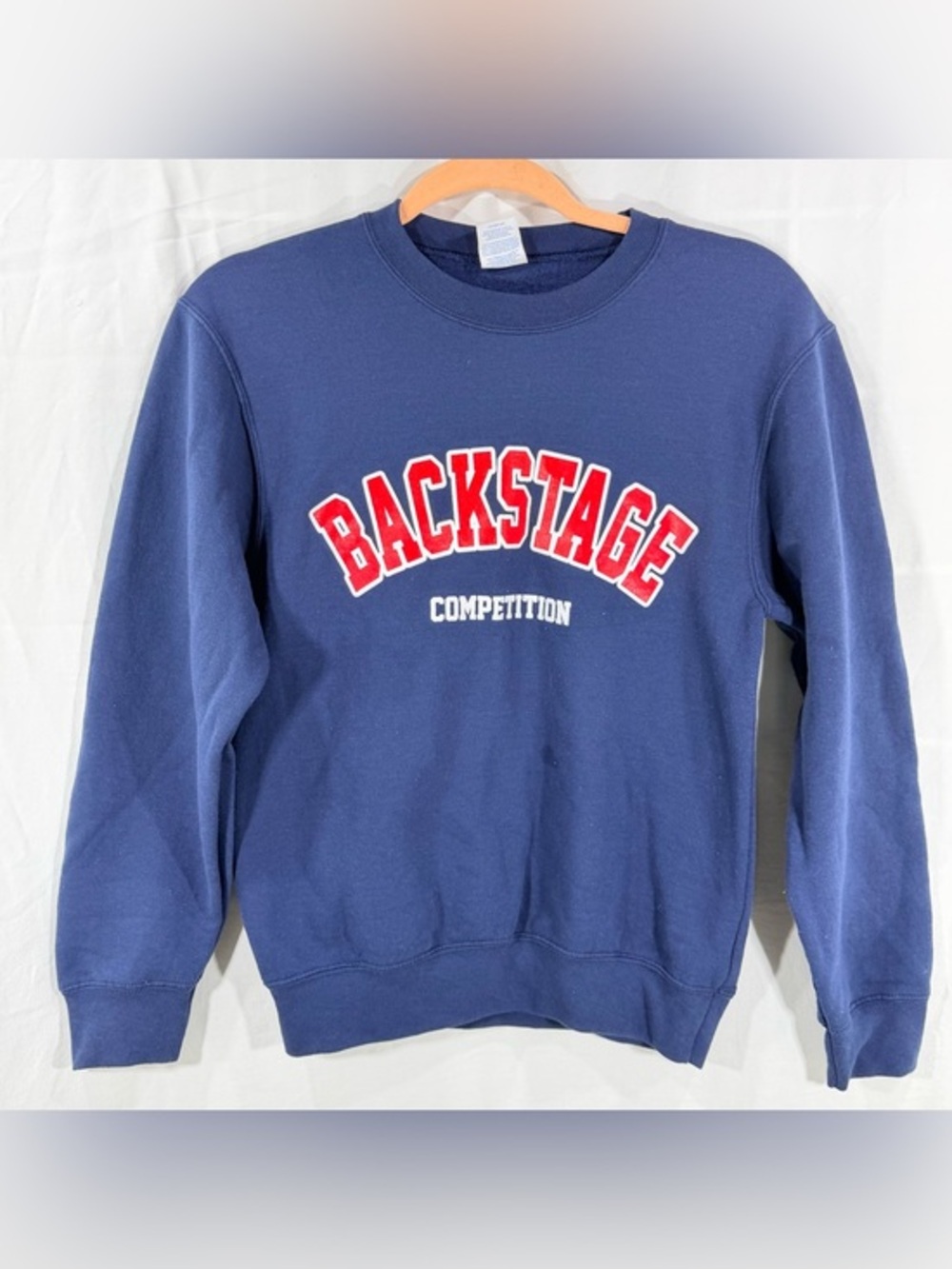 Port and Company Navy Blue "Backstage Competition" Crewneck Sweater